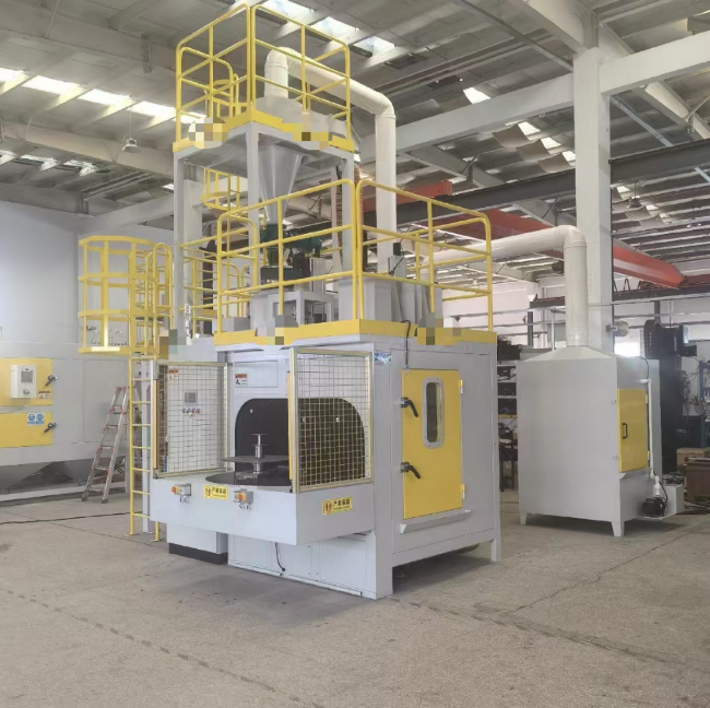 北辰钢结构行业喷砂机的除锈防腐应用