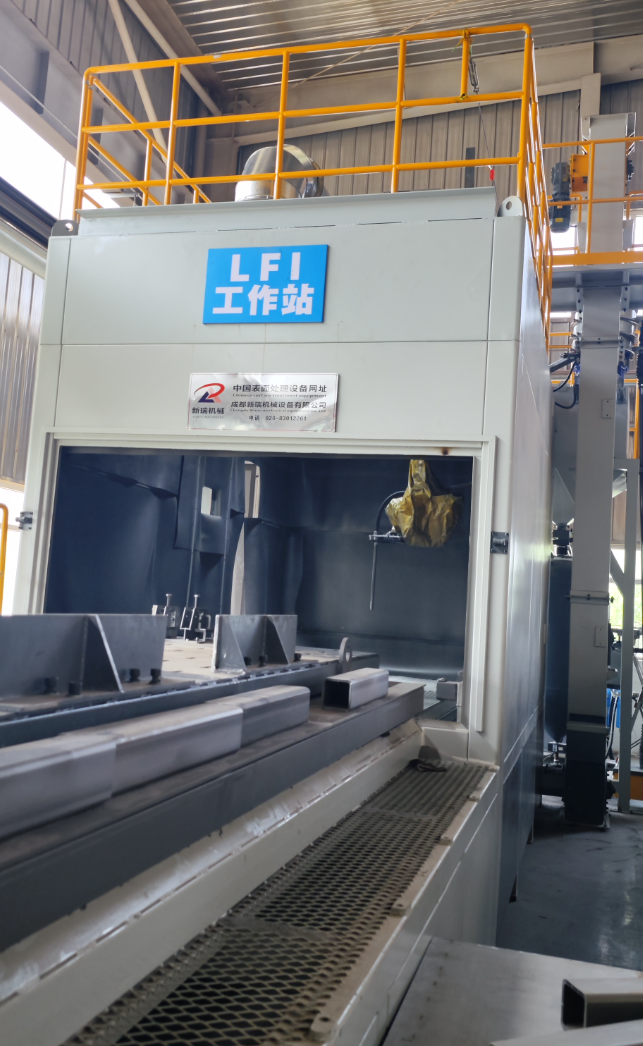 北辰喷砂机自动化改造 提升生产线产能